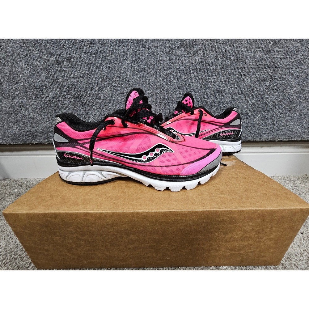 Saucony™ Kinvara Running Sneakers 10072-6 Women Sz 8 Pink Black